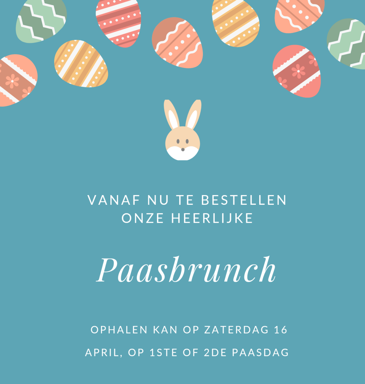 Geniet met Pasen van onze heerlijke paasbrunch